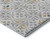 5' X 8' Silver And Gray Floral Washable Area Rug With UV Protection 5' X 8' Silver And Gray Floral Washable Area Rug With UV Protection