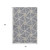 5' X 8' Gray Gold And Ivory Geometric Washable Area Rug With UV Protection 5' X 8' Gray Gold And Ivory Geometric Washable Area Rug With UV Protection