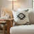 Cream Beige Classic Ikat Pattern Throw Pillow Cream Beige Classic Ikat Pattern Throw Pillow