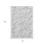 8' X 10' Silver And Gray Abstract Washable Area Rug With UV Protection 8' X 10' Silver And Gray Abstract Washable Area Rug With UV Protection