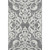 3' X 5' Gray And Ivory Damask Washable Area Rug With UV Protection 3' X 5' Gray And Ivory Damask Washable Area Rug With UV Protection
