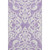 8' X 10' Purple And Ivory Damask Washable Area Rug With UV Protection 8' X 10' Purple And Ivory Damask Washable Area Rug With UV Protection