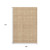 9' X 12' Copper And Ivory Geometric Washable Area Rug With UV Protection