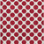 9' X 12' Red And Ivory Polka Dot Washable Area Rug With UV Protection