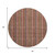 8' Blush Purple And Orange Striped Washable Round Rug With UV Protection 8' Blush Purple And Orange Striped Washable Round Rug With UV Protection
