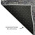 9' X 12' Charcoal And Silver Abstract Washable Area Rug With UV Protection 9' X 12' Charcoal And Silver Abstract Washable Area Rug With UV Protection