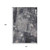 10' X 14' Charcoal And Silver Abstract Washable Area Rug With UV Protection 10' X 14' Charcoal And Silver Abstract Washable Area Rug With UV Protection