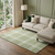 9' X 12' Artichoke Green And Ivory Plaid Washable Area Rug With UV Protection 9' X 12' Artichoke Green And Ivory Plaid Washable Area Rug With UV Protection