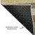 9' X 12' Brown Taupe And Beige Striped Washable Area Rug With UV Protection