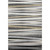 3' X 5' Gray Silver And Beige Striped Washable Area Rug With UV Protection