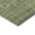 10' X 14' Green Ivory And Gray Striped Washable Area Rug With UV Protection 10' X 14' Green Ivory And Gray Striped Washable Area Rug With UV Protection