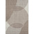 3' X 5' Brown And Ivory Geometric Washable Area Rug With UV Protection