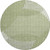 8' Green Ivory And Gray Geometric Washable Round Rug With UV Protection