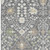 3' X 5' Charcoal Ivory And Gold Oriental Washable Area Rug With UV Protection 3' X 5' Charcoal Ivory And Gold Oriental Washable Area Rug With UV Protection