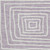 8' Lavender And Ivory Geometric Washable Round Rug With UV Protection