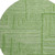 8' Green And Ivory Geometric Washable Round Rug With UV Protection 8' Green And Ivory Geometric Washable Round Rug With UV Protection