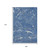 9' X 12' Blue Ivory And Gold Abstract Washable Area Rug With UV Protection 9' X 12' Blue Ivory And Gold Abstract Washable Area Rug With UV Protection