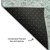 9' X 12' Teal Gray And Ivory Damask Washable Area Rug With UV Protection