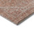 9' X 12' Coral And Beige Medallion Washable Area Rug With UV Protection