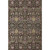 9' X 12' Chocolate Gold And Teal Floral Washable Area Rug With UV Protection 9' X 12' Chocolate Gold And Teal Floral Washable Area Rug With UV Protection