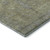 8' X 10' Artichoke Green And Gray Oriental Washable Area Rug With UV Protection