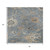 5' X 8' Denim Blue Beige And Copper Floral Washable Area Rug With UV Protection 5' X 8' Denim Blue Beige And Copper Floral Washable Area Rug With UV Protection