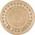5' Natural Jute Round Rug
