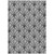 8' X 10' Gray Silver And Charcoal Seashell Washable Indoor Outdoor Area Rug