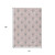 10' X 14' Pink Coral And Gray Seashell Washable Indoor Outdoor Area Rug