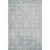 10' X 14' Denim Blue And Ivory Damask Washable Area Rug With UV Protection 10' X 14' Denim Blue And Ivory Damask Washable Area Rug With UV Protection