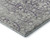 5' X 8' Plum And Ivory Damask Washable Area Rug With UV Protection 5' X 8' Plum And Ivory Damask Washable Area Rug With UV Protection