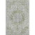 3' X 5' Olive Green And Silver Oriental Washable Area Rug With UV Protection 3' X 5' Olive Green And Silver Oriental Washable Area Rug With UV Protection