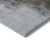 5' X 8' Sky Blue Chocolate And Taupe Abstract Washable Area Rug With UV Protection 5' X 8' Sky Blue Chocolate And Taupe Abstract Washable Area Rug With UV Protection