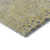 10' X 14' Gold Ivory And Gray Polka Dot Washable Area Rug With UV Protection