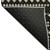10' X 14' Black Gold And Silver Striped Washable Area Rug With UV Protection 10' X 14' Black Gold And Silver Striped Washable Area Rug With UV Protection