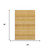 3' X 5' Wheat Gold And Beige Striped Washable Area Rug With UV Protection 3' X 5' Wheat Gold And Beige Striped Washable Area Rug With UV Protection