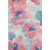 9' X 12' Pink Blue And Ivory Floral Washable Area Rug With UV Protection 9' X 12' Pink Blue And Ivory Floral Washable Area Rug With UV Protection