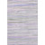 5' X 8' Lavender Ivory And Green Striped Washable Area Rug With UV Protection 5' X 8' Lavender Ivory And Green Striped Washable Area Rug With UV Protection