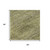 5' X 8' Artichoke Green Ivory And Gray Striped Washable Area Rug With UV Protection