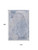 10' X 14' Sky Blue Gray And Silver Abstract Washable Area Rug With UV Protection 10' X 14' Sky Blue Gray And Silver Abstract Washable Area Rug With UV Protection