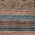 8' X 10' Taupe Brown And Blue Striped Washable Area Rug With UV Protection