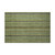 3' X 5' Green Gray And Gold Striped Washable Area Rug With UV Protection