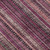 8' Pink Gray And Mauve Striped Washable Round Rug With UV Protection