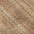 3' X 5' Rust Beige And Copper Striped Washable Area Rug With UV Protection