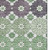 3' X 5' Sage Purple And Ivory Geometric Washable Area Rug With UV Protection