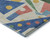 3' X 5' Blue Yellow And Coral Geometric Washable Area Rug With UV Protection 3' X 5' Blue Yellow And Coral Geometric Washable Area Rug With UV Protection