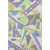 9' X 12' Lavender Lime Green And Gold Geometric Washable Area Rug With UV Protection 9' X 12' Lavender Lime Green And Gold Geometric Washable Area Rug With UV Protection