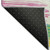 5' X 8' White Yellow And Pink Striped Washable Area Rug With UV Protection 5' X 8' White Yellow And Pink Striped Washable Area Rug With UV Protection