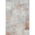 8' X 10' Rust Gray And Silver Abstract Washable Area Rug With UV Protection