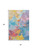 3' X 5' Blue Yellow And Pink Abstract Washable Area Rug With UV Protection 3' X 5' Blue Yellow And Pink Abstract Washable Area Rug With UV Protection